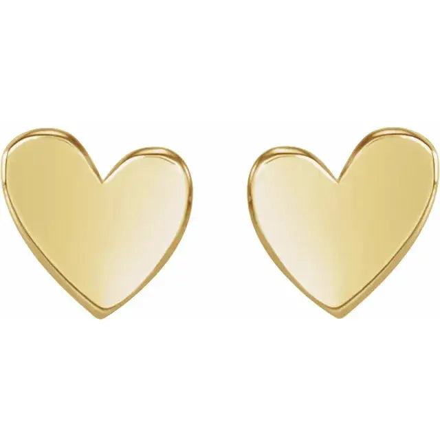 Asymmetrical Heart Earrings norVoski