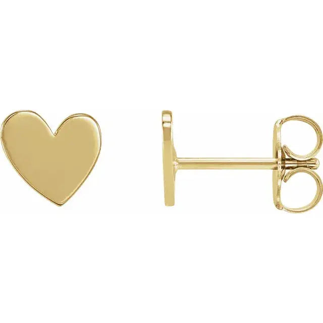 Asymmetrical Heart Earrings norVoski