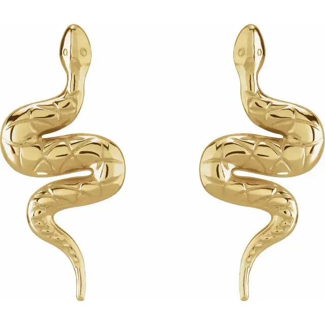 Snake Friction Back Earring norVoski