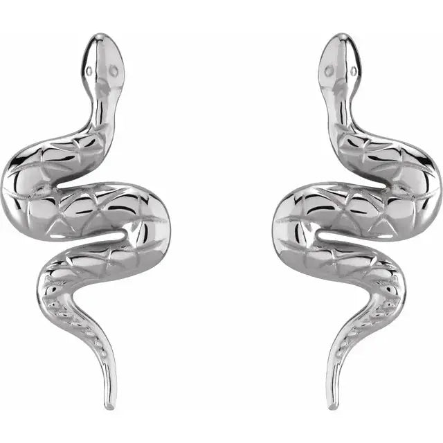 Snake Friction Back Earring norVoski