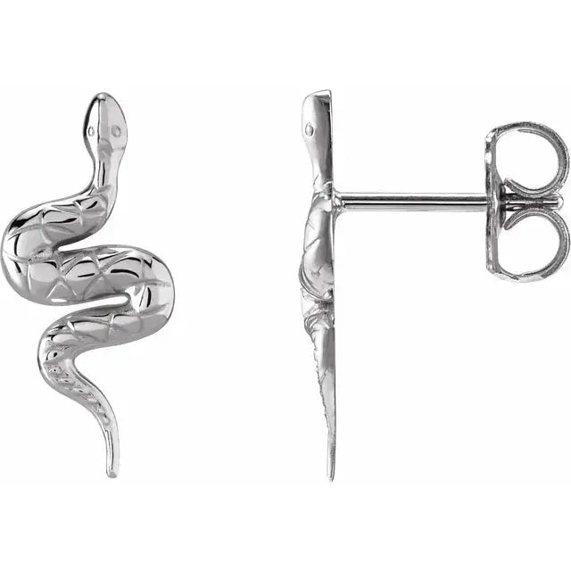 Snake Friction Back Earring norVoski