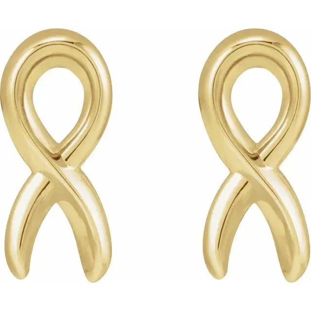 Survivor Ribbon Earrings norVoski