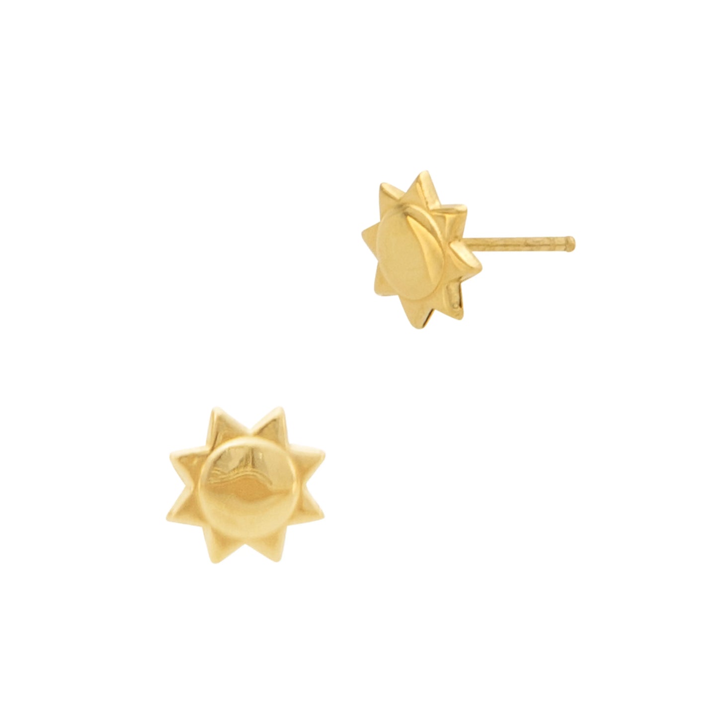 Gold Star Stud Earring norVoski