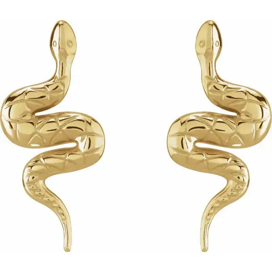 Snake Friction Back Earring norVoski