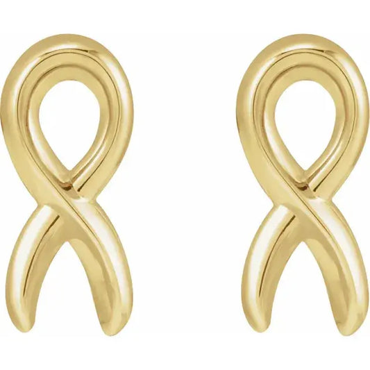 Survivor Ribbon Earrings norVoski