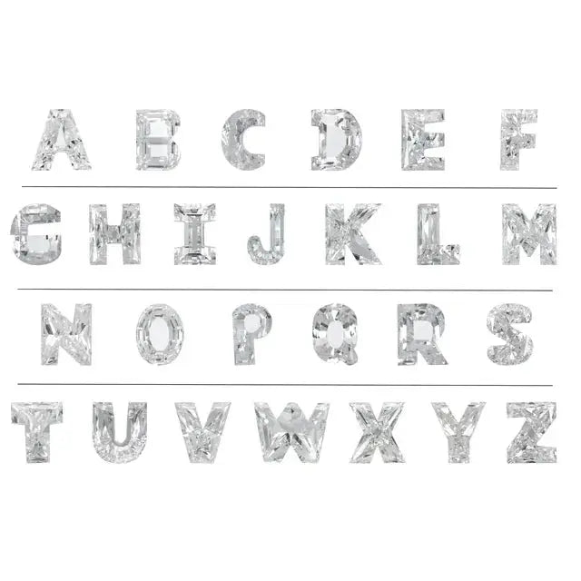 Diamond Initial Necklace norVoski