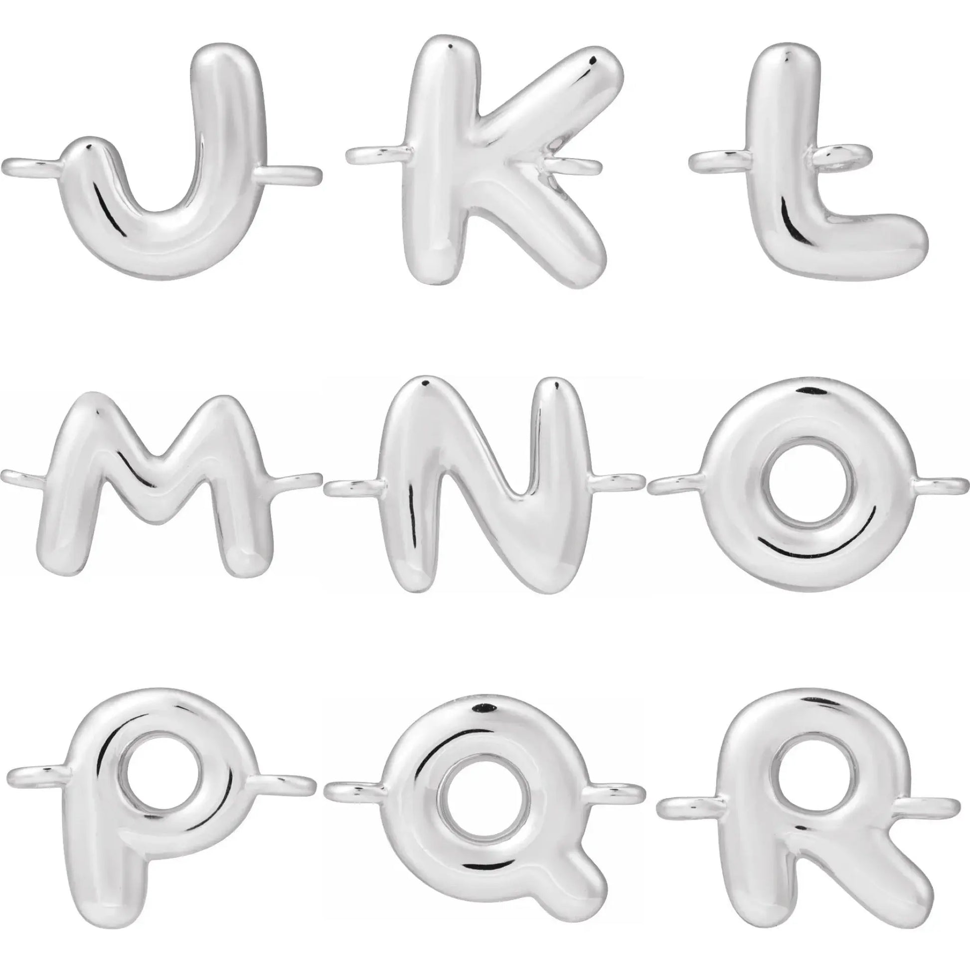 Silver Bubble Initial Bracelet norVoski