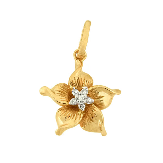 Diamond Hawaii Flower Charm norVoski