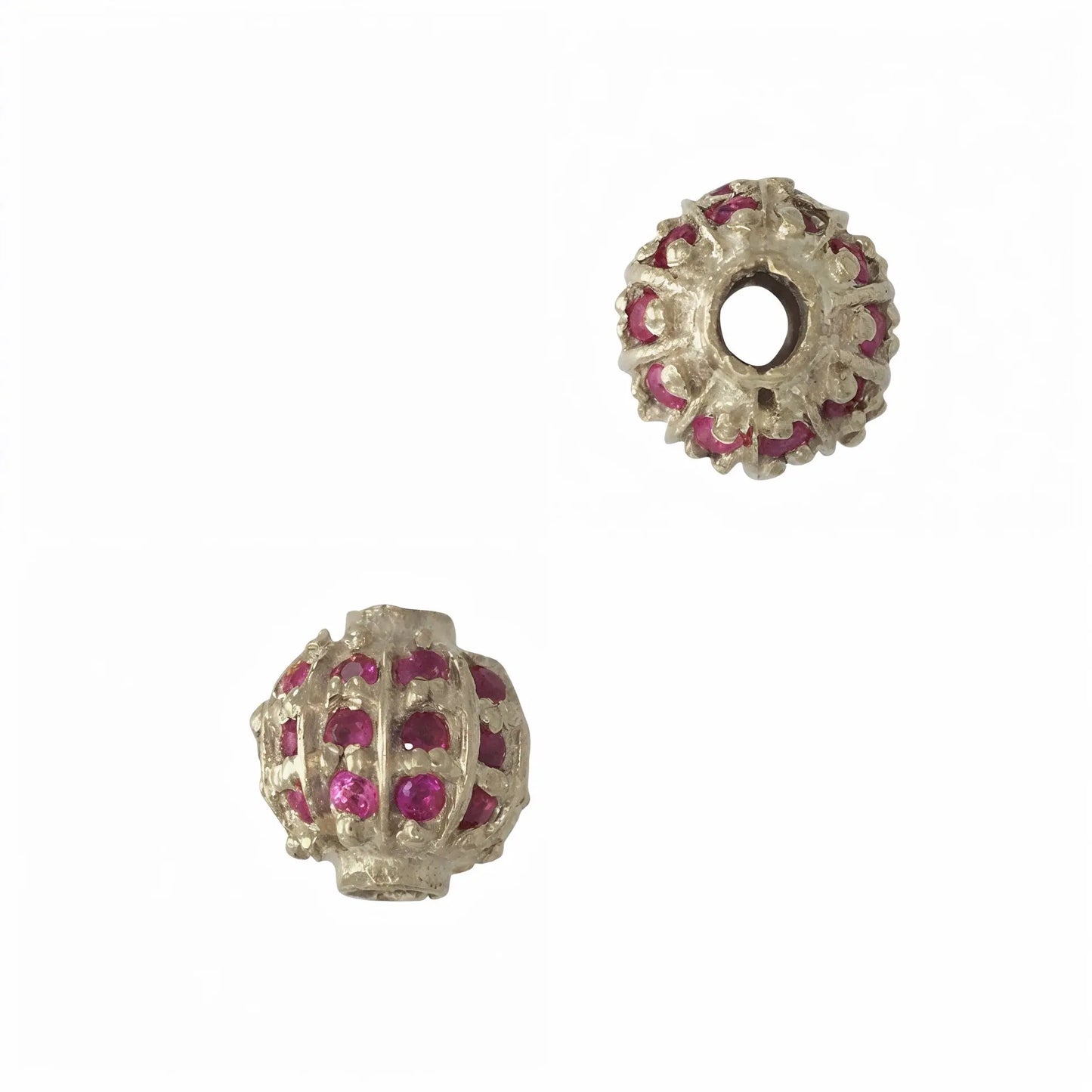 Natural Ruby Beaded Necklace norVoski