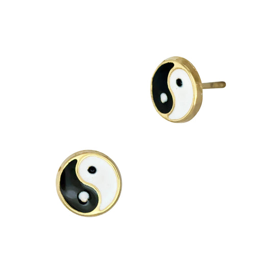 Yin Yang Stud Earring norVoski