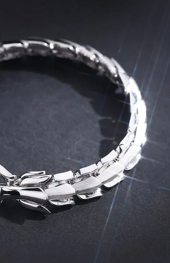 Buy Dazzling Men's 950Pt Platinum Bracelet Online | ORRA
